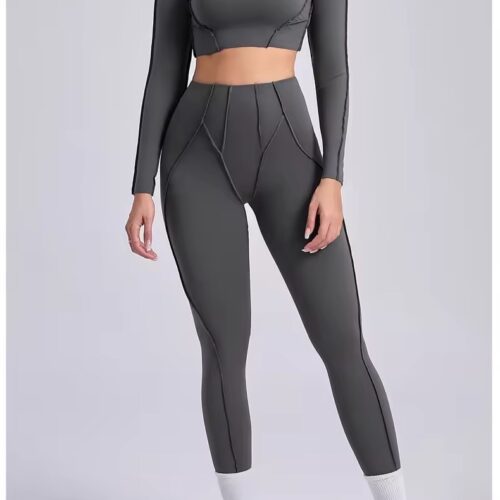 crop top airbrush gris